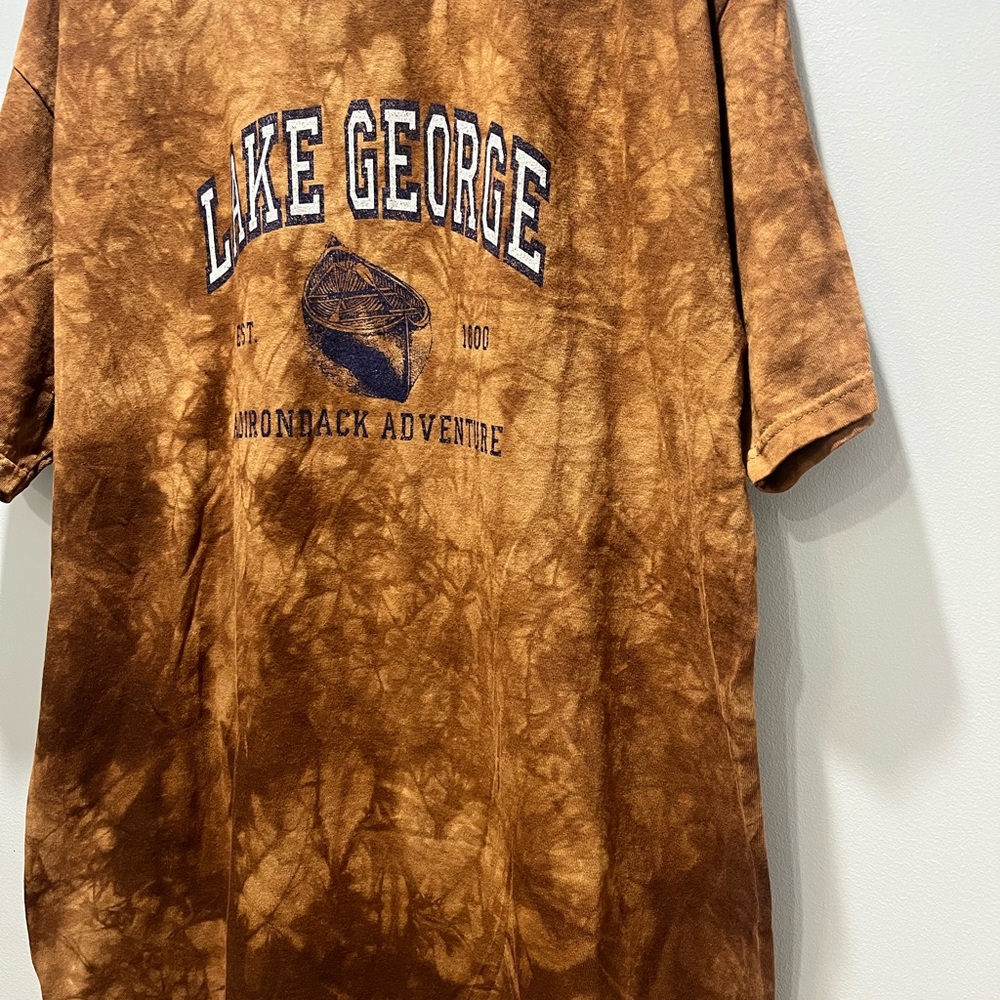 Lake‎ George Adirondack Adventure XL Unisex Brown Shirt - Picture 4 of 5